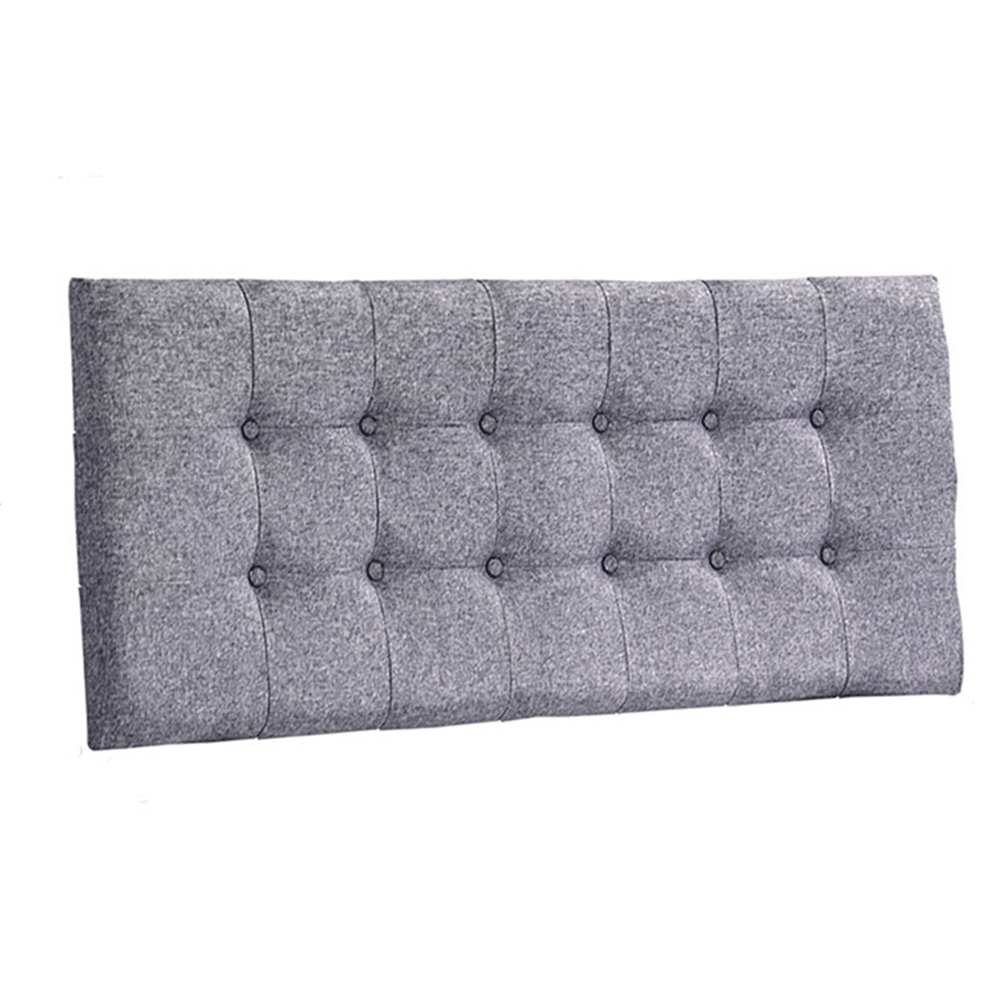 Cabecero Flotante Varena Sencilla 100 cm Gris Tela Resistente - Camas y Cabeceros | Bylmo