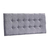 Cabecero Flotante Varena Sencilla 100 cm Gris Tela Resistente - Camas y Cabeceros | Bylmo