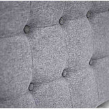 Cabecero Flotante Varena Semidoble 120 cm Gris Tela Resistente - Camas y Cabeceros | Bylmo