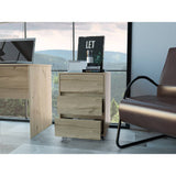 Cajonera Office Duna 46.4x66cm De Tres Hileras con Tres Cajones - Cajoneras | Bylmo