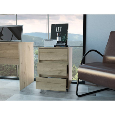 Cajonera Office Duna 46.4x66cm De Tres Hileras con Tres Cajones - Cajoneras | Bylmo