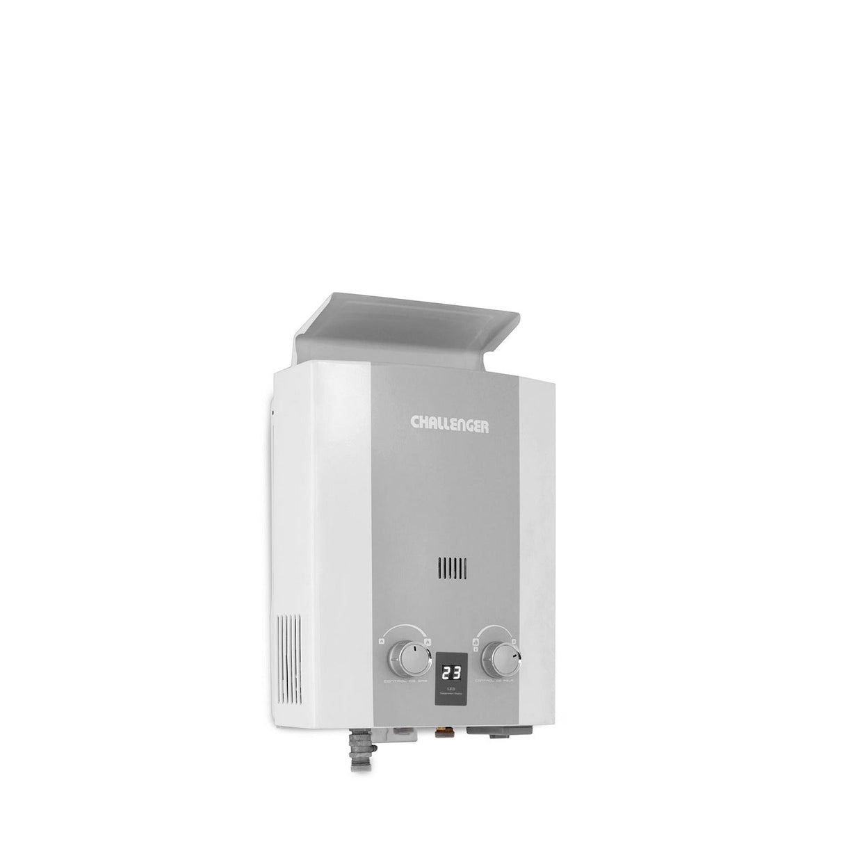 Calentador WHG 29 cm Blanco a Gas de Tiro Natural para 5,5 Litros - Electrodomesticos | Bylmo