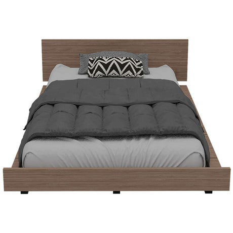 Cama Kaia Miel 120x51.6cm para Colchón Semidoble 120 X 190 Cm con Cabecero - Camas | Bylmo