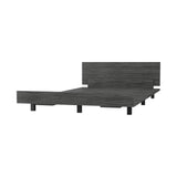 Cama Kaia 120 cm Roble Gris Para Colchón Sencillo 100 cm - Camas | Bylmo