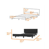 Cama Kaia Plus Sencilla 100 cm Wengue - Camas | Bylmo