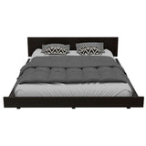 Cama Kaia Wengue 160x51.6cm para Colchón Queen 160 X 190 Cm con Cabecero - Camas | Bylmo