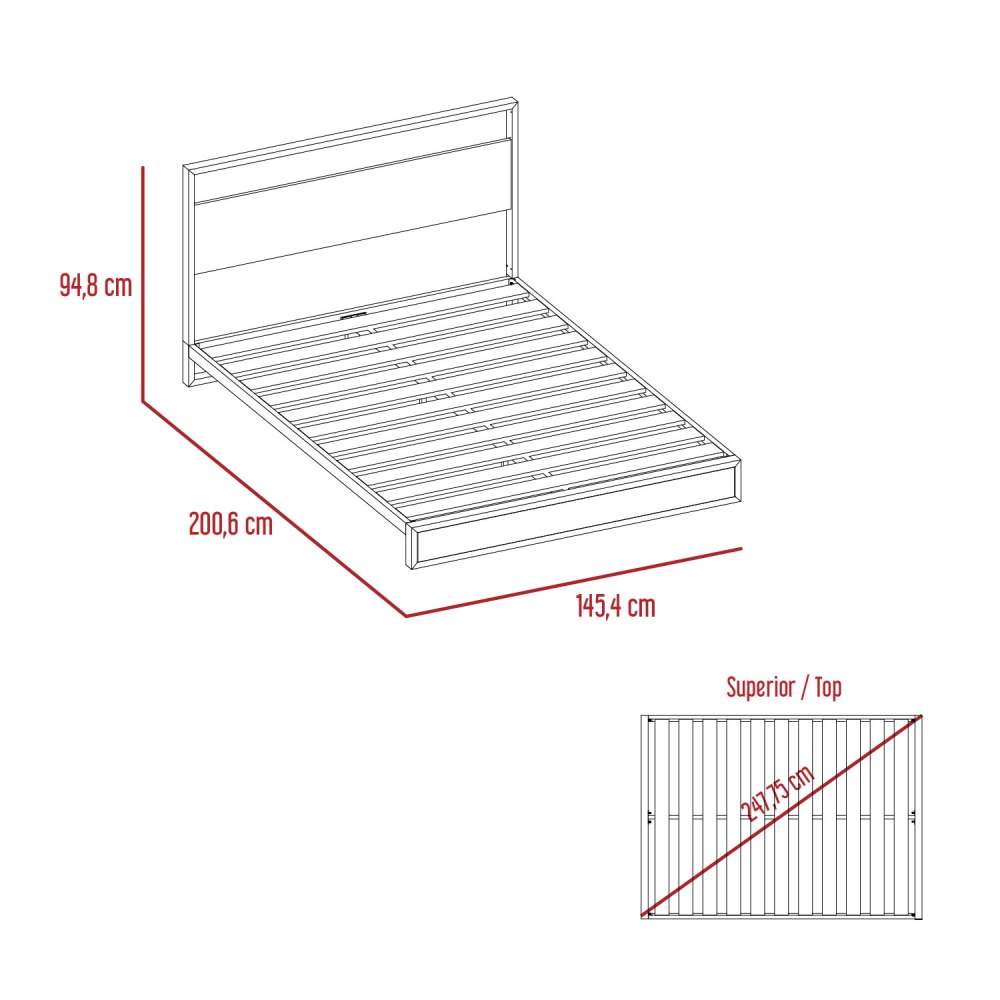 Cama Zoho Zen Doble 140 cm Bellota - Camas | Bylmo