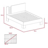 Cama Dicolor Doble 140 cm Wengue - Camas | Bylmo