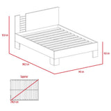 Cama Dicolor Doble 140 cm Rovere - Camas | Bylmo