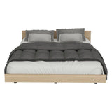 Cama Kaia Rovere 160x52cm para Colchón Doble 140 X 190 Cm con Cabecero - Camas | Bylmo