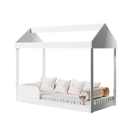Cama Montessoriana Blanco 97x132.5cm para Colchón Sencillo 90 X 190 Cm - Camas | Bylmo