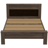 Cama Nápoles Doble 140 cm Coñac y Wengue - Camas | Bylmo