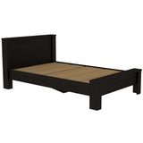 Cama Nápoles Semidoble 120 cm Wengue - Camas | Bylmo