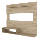 Panel de TV Beijing Rovere 140x120cm Para TV Hasta 55 Pulgadas sin Cajones - Muebles para TV | Bylmo