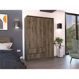 Closet Austin Bellota 120 cm con Tres Puertas y Dos Cajones - Closets | Bylmo