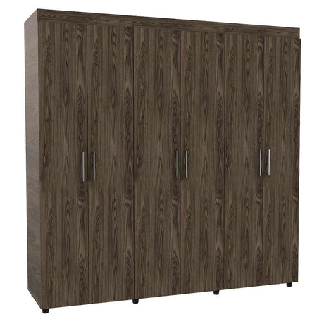 Closet Amatista Coñac y Blanco 180x181.5cm con 2 Cajones con 2 Entrepaños - Closets | Bylmo