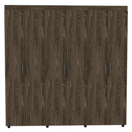 Closet Amatista Coñac y Blanco 180x181.5cm con 2 Cajones con 2 Entrepaños - Closets | Bylmo