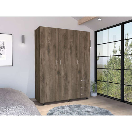 Closet Arizona Bellota 140x183cm con 3 Cajones con 3 Entrepaños - Closets | Bylmo