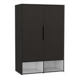 Closet Armario Wengue 100 cm con Zapatero y Percheros - Closets | Bylmo