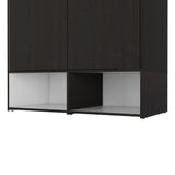 Closet Armario Wengue 100 cm con Zapatero y Percheros - Closets | Bylmo