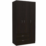 Closet Aural Wengue 90 cm con Entrepaños y Colgadero - Closets | Bylmo