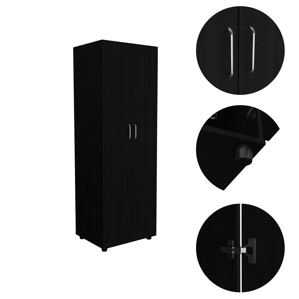 Closet Aurora Wengue 60x180cm sin Cajones con 2 Entrepaños - Closets | Bylmo