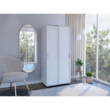 Closet Belfort Blanco 80 cm con Dos Puertas - Closets | Bylmo