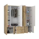 Closet Cantelmo Duna 200 cm con Ocho Puertas y Dos Cajones - Closets | Bylmo