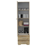 Closet Chic Duna 48 cm con Espejo, Una Puerta y Dos Cajones - Closets | Bylmo