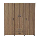 Closet D y B Amaretto 181 cm con Cajones, Puertas, Colgadero y Entrepaños - Closets | Bylmo