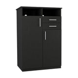 Closet Eco Wengue 83x122.2cm con 2 Cajones con 2 Entrepaños con Espacio para TV - Muebles para TV | Bylmo