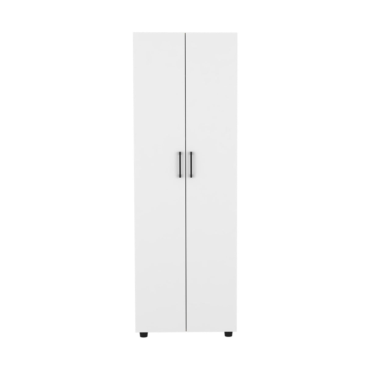 Closet Eter Blanco 60 cm con Dos Puertas, Entrepaños y Colgadero - Closets | Bylmo