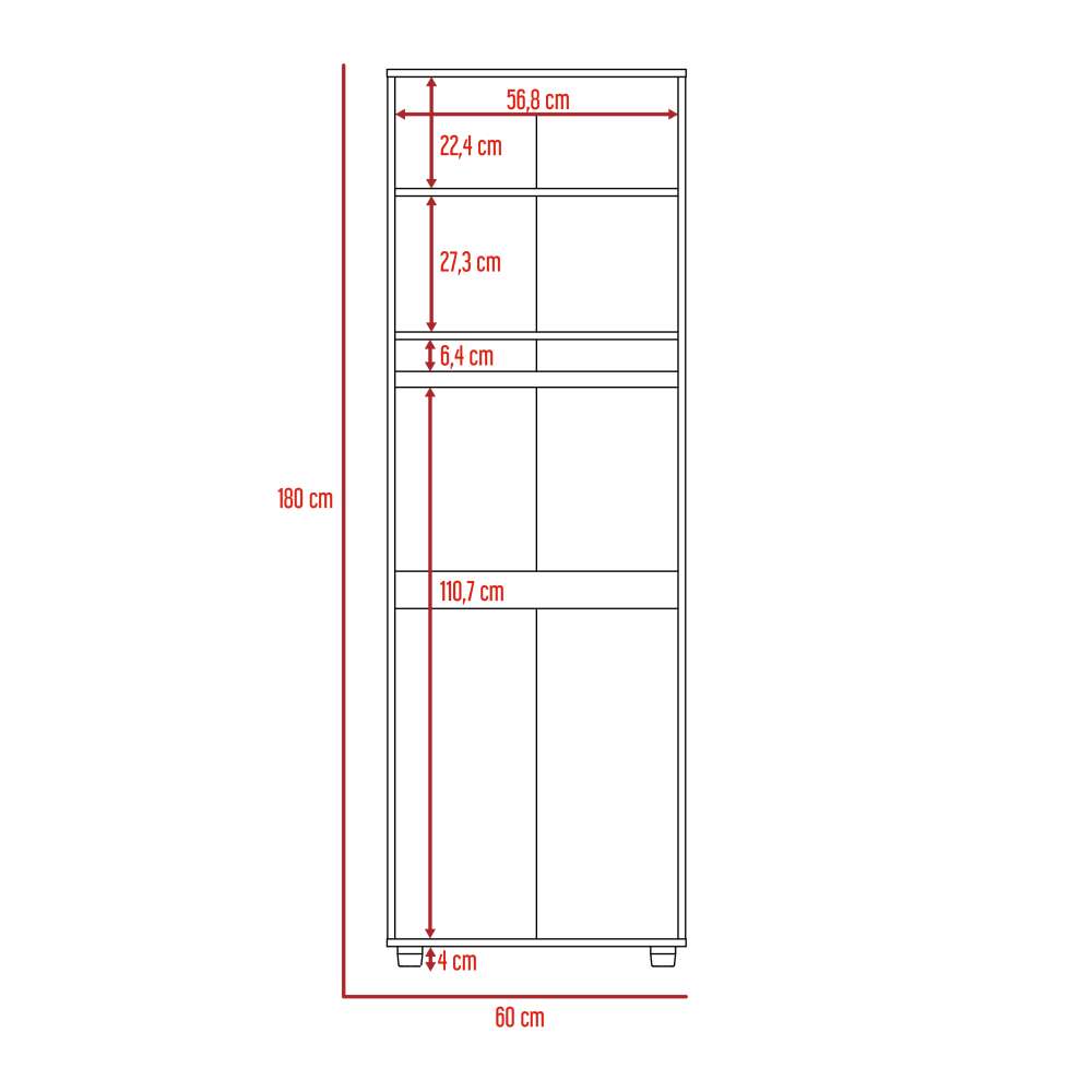 Closet F60 Duna 60 cm con Dos Puertas - Closets | Bylmo