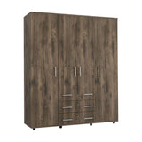 Closet Fontan Bellota 150 cm con Cuatro Puertas y Tres Cajones - Closets | Bylmo