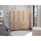 Closet Harlem Duna 180 cm con Cuatro Puertas y Tres Cajones - Closets | Bylmo