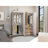 Closet Harlem Duna 180 cm con Cuatro Puertas y Tres Cajones - Closets | Bylmo