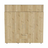 Closet Hogar Basic Duna 200 cm con Dos Cajones y Colgadero de Ropa - Closets | Bylmo