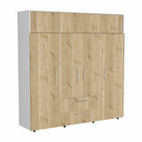 Closet Hogar Basic Duna 200 cm con Dos Cajones y Colgadero de Ropa - Closets | Bylmo