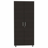 Closet Hogar Basic Wengue 80 cm Con Colgadero de Ropa y Entrepaños - Closets | Bylmo