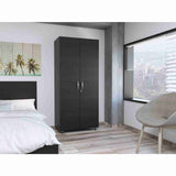 Closet Hogar Basic Wengue 80 cm Con Colgadero de Ropa y Entrepaños - Closets | Bylmo