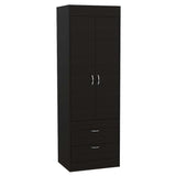 Closet Lisboa Wengue 59.2x179cm con 2 Cajones sin Entrepaños - Closets | Bylmo