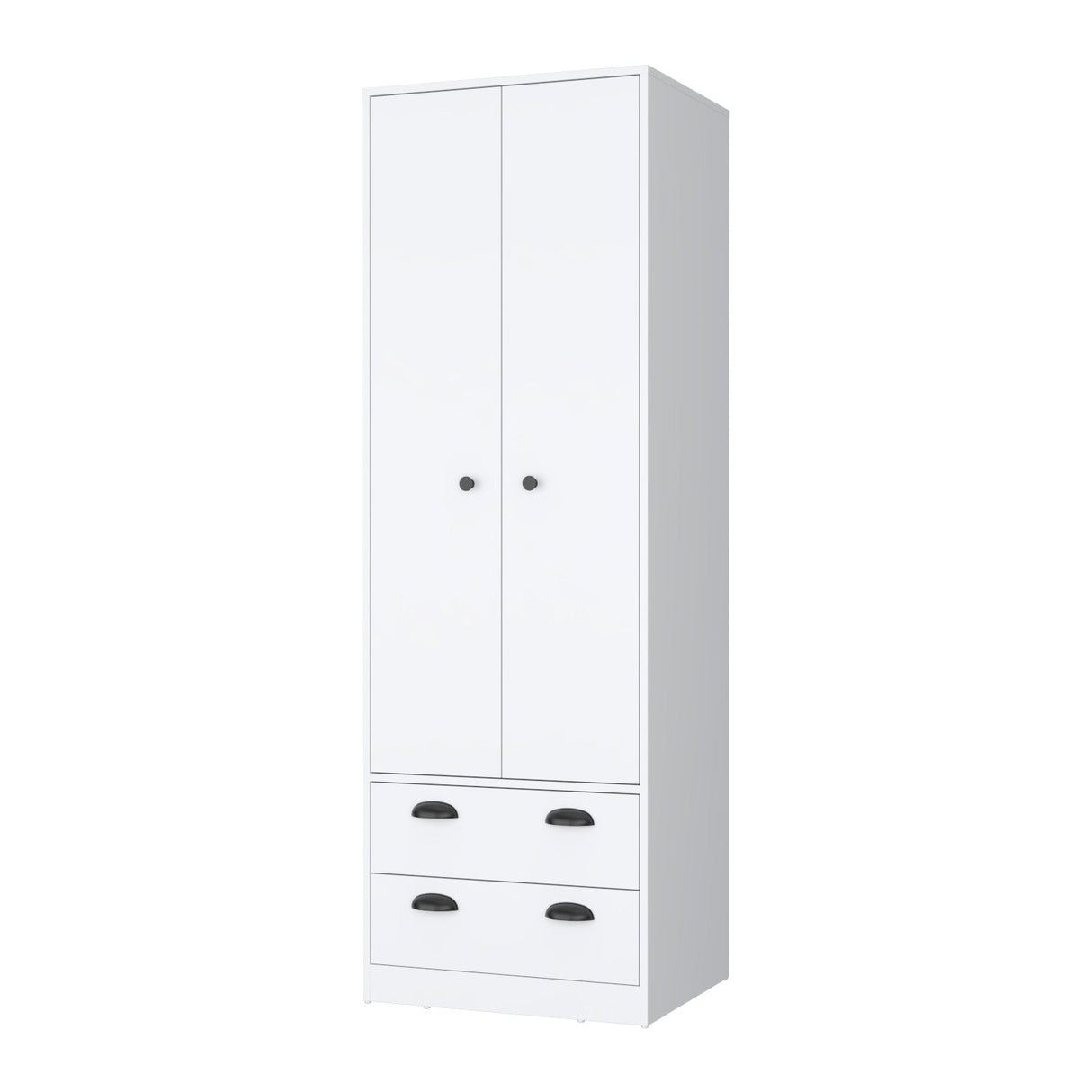 Closet Blanco 59x179cm con 2 Cajones sin Entrepaños - Closets | Bylmo