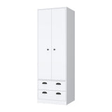 Closet Blanco 59x179cm con 2 Cajones sin Entrepaños - Closets | Bylmo