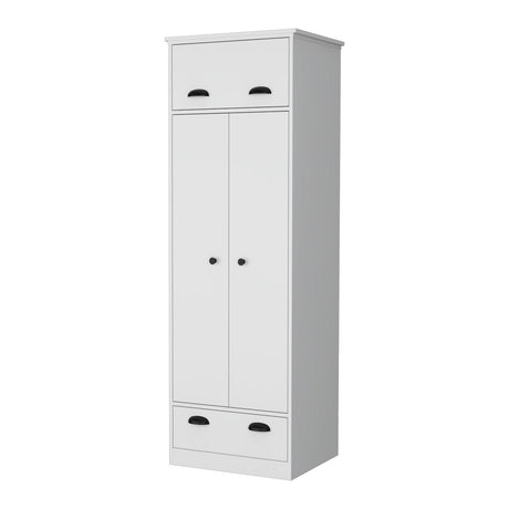 Closet Blanco 59x179cm con 2 Cajones con 1 Entrepaños - Closets | Bylmo
