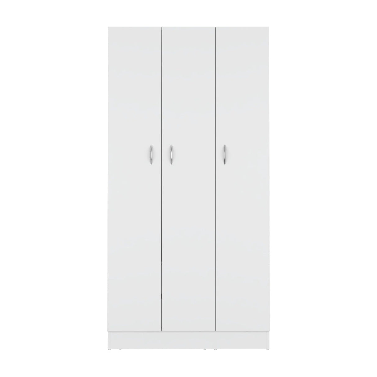 Closet Luna Blanco 90 cm con Tres Puertas y Dos Cajones - Closets | Bylmo
