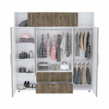 Closet Luque Bellota 200 cm Con Dos Cajones y Colgadero de Ropa - Closets | Bylmo