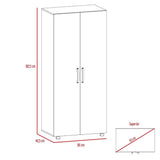 Closet Madrid Plus Wengue 80 cm con Dos Puertas - Closets | Bylmo