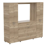 Closet Manila Duna 198.4x179.9cm con 1 Cajones con 4 Entrepaños con Espacio para TV - Closets | Bylmo