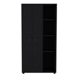 Closet Misuri Wengue 182 cm Con Colgadero de Ropa y Un Cajón - Closets | Bylmo
