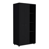 Closet Misuri Wengue 182 cm Con Colgadero de Ropa y Un Cajón - Closets | Bylmo